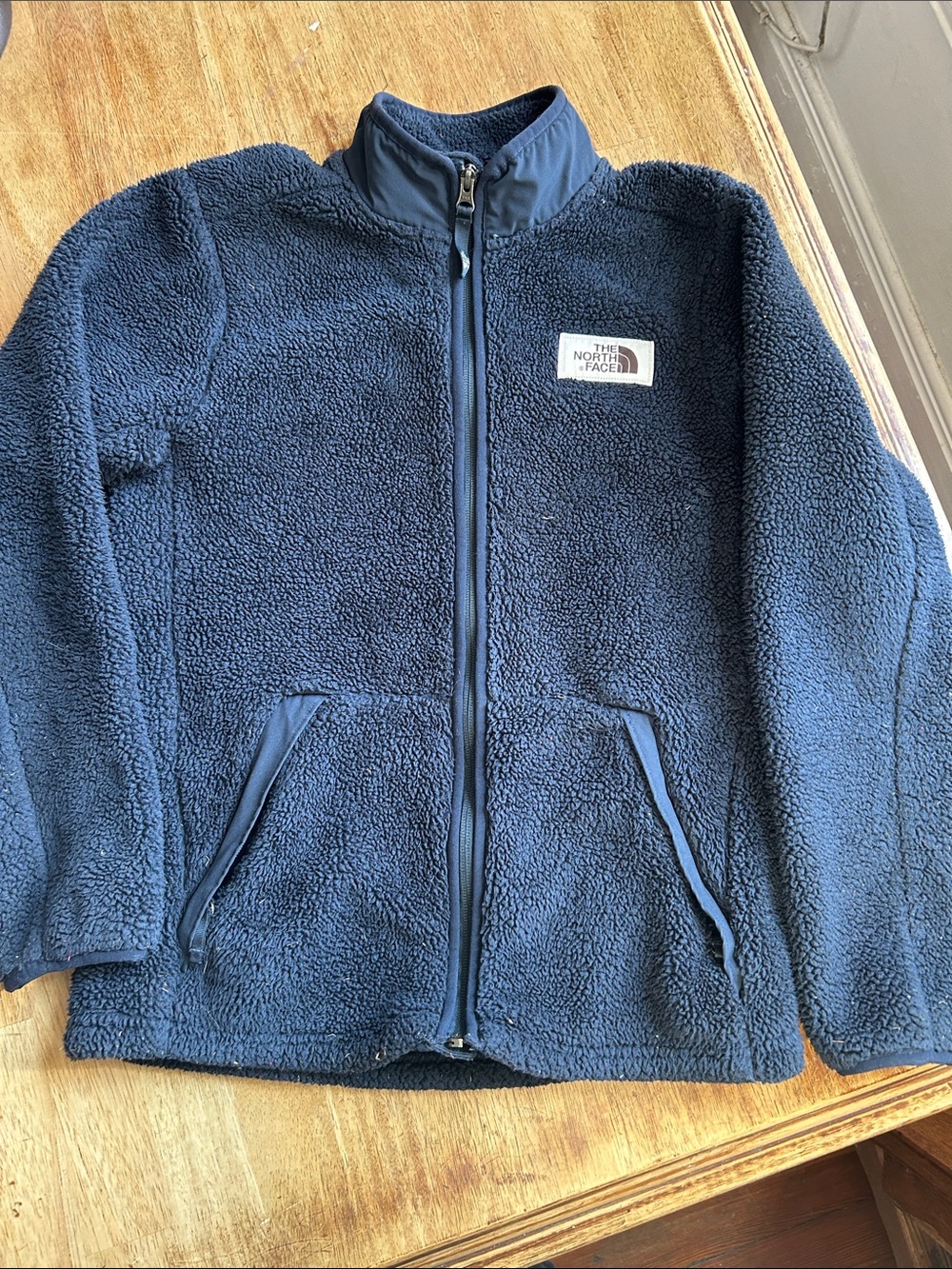 The North Face Kids Navy Blue Fleece Jacket